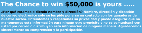 The chance to win $50,000 is yours&hellip;